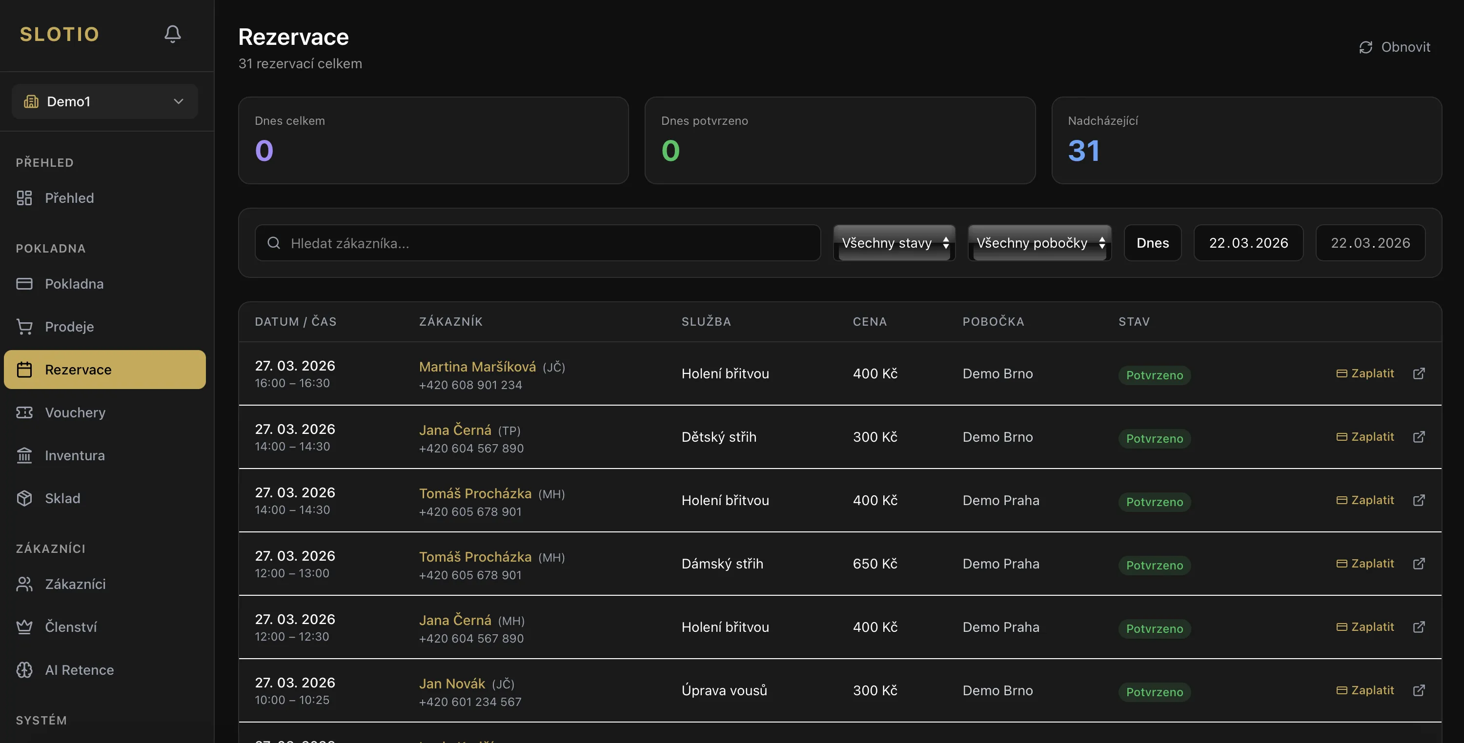 Booking System